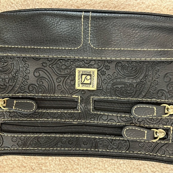 Stone & Co. Black Leather Crossbody Bag with Adjustable Strap - Picture 5 of 7